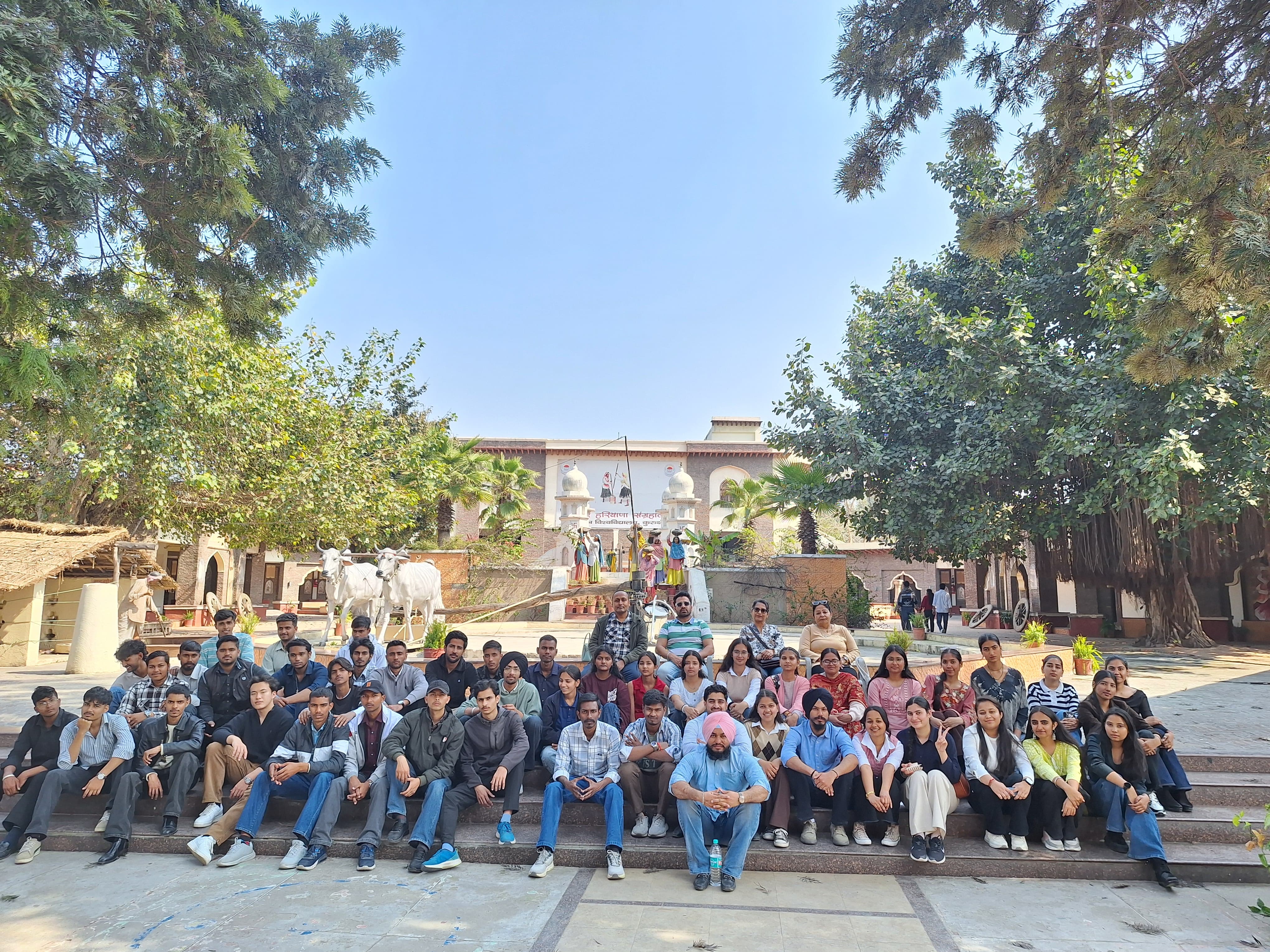 Trip to the Dharohar Museum, Kurukshetra — February 20, 2026.
